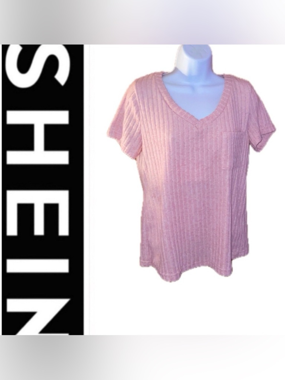 Pink Knit Short Sleeve 🌸